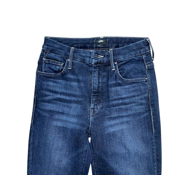 MOTHER High Waisted Looker Ankle Fray Jeans Size 25 - Picture 8 of 14